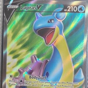 Lapras V 189/202 Sword & Shield Full Art Ultra Rare Pokemon